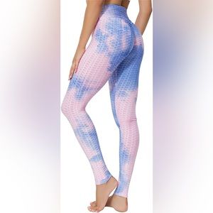 TIK Tok Tie Dye Workout High Waisted Tummy Control Butt Lifting Seamless legging